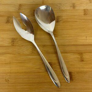 Vintage International Silver First Lady Salad Serving Set Meriden Silver Plate